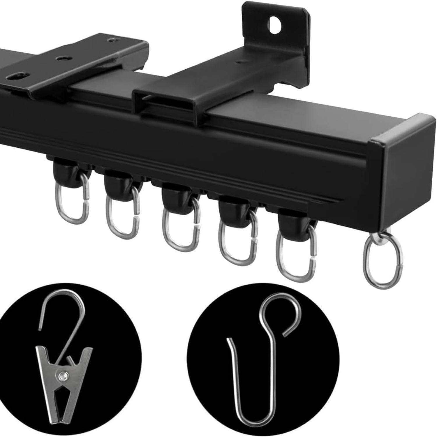 Heavy Duty Room Divider Curtain Track System